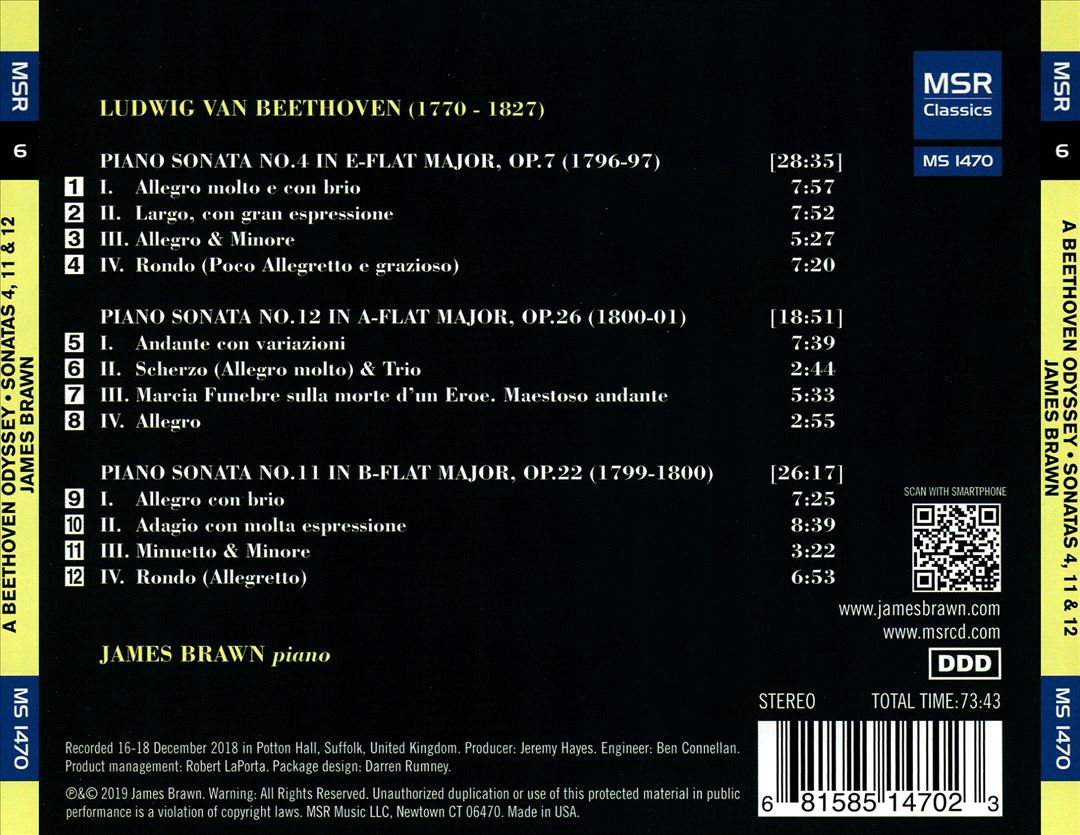 Beethoven Odyssey, Vol. 6 cover art