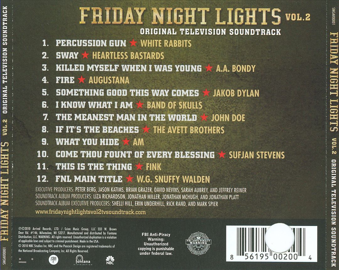 Friday Night Lights, Vol. 2 cover art