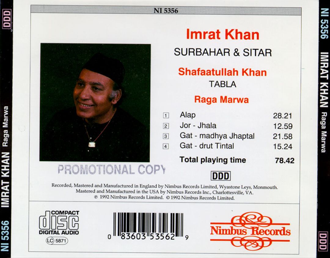 Raga Marwa cover art
