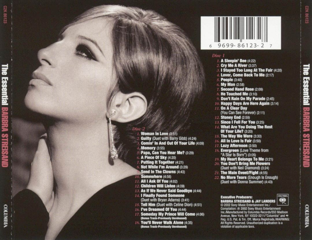 Essential Barbra Streisand cover art