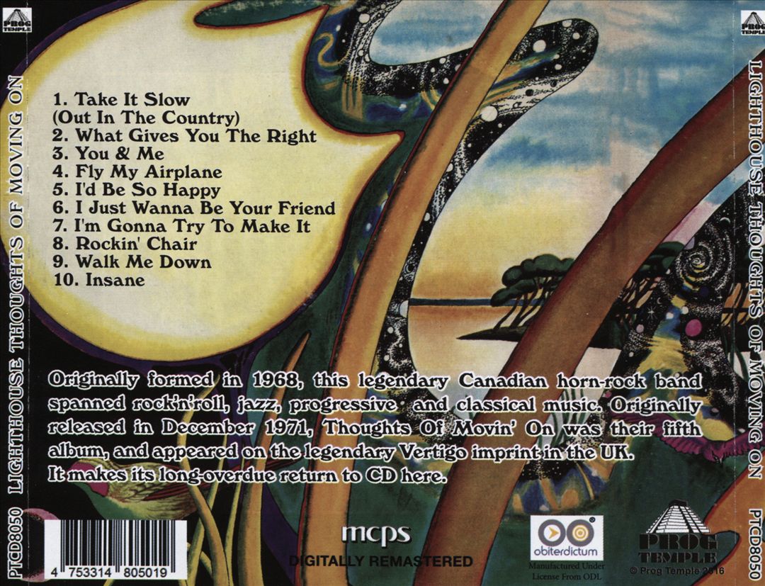 Thoughts of Moving On cover art