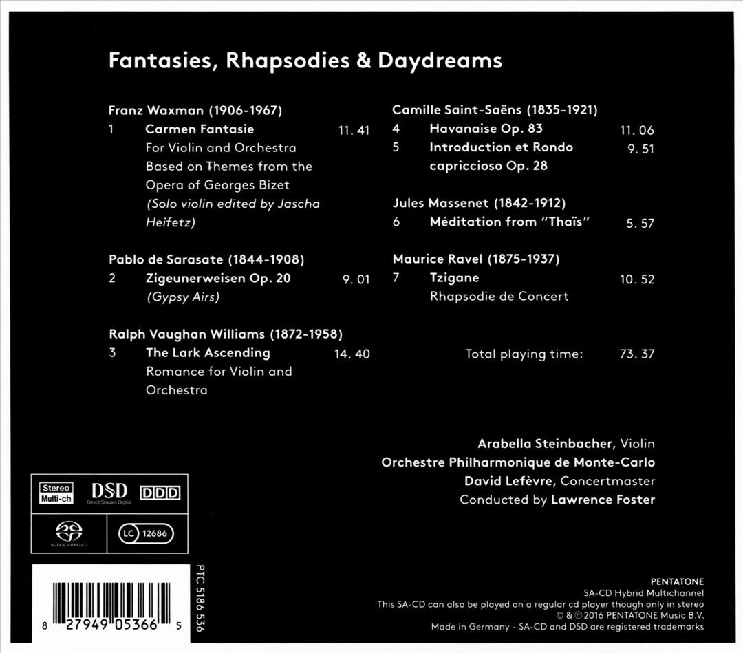 Fantasies, Rhapsodies & Daydreams cover art
