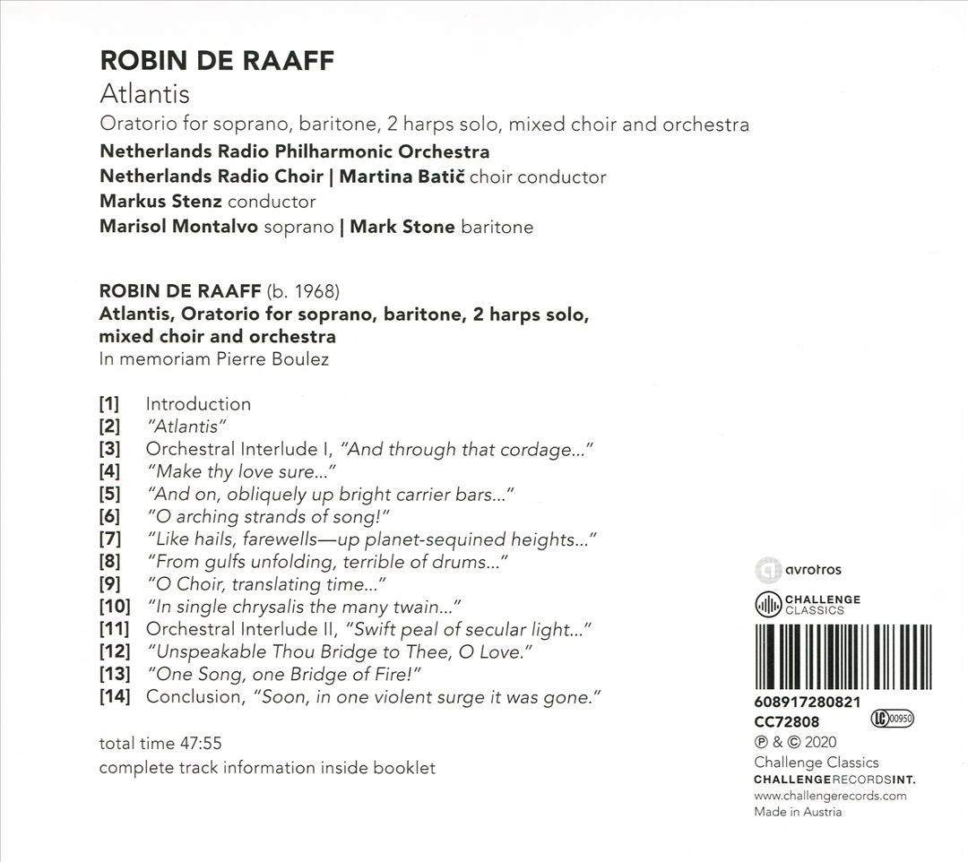 Robin de Raaff: Atlantis cover art