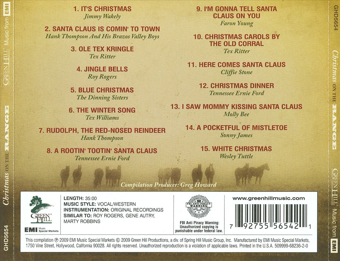 Christmas on the Range cover art