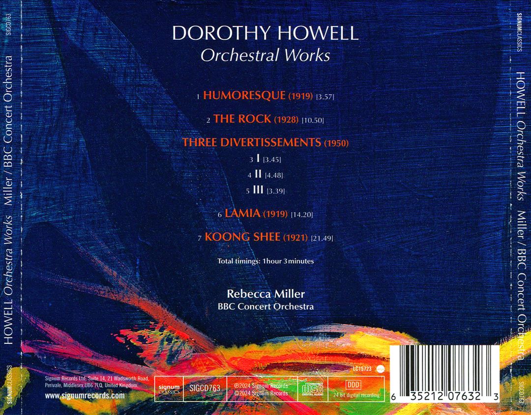 Dorothy Howell: Orchestral Works cover art