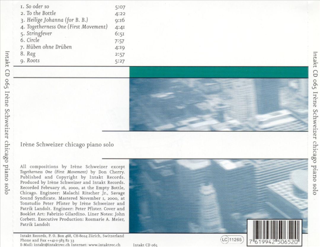 Chicago Piano Solo cover art