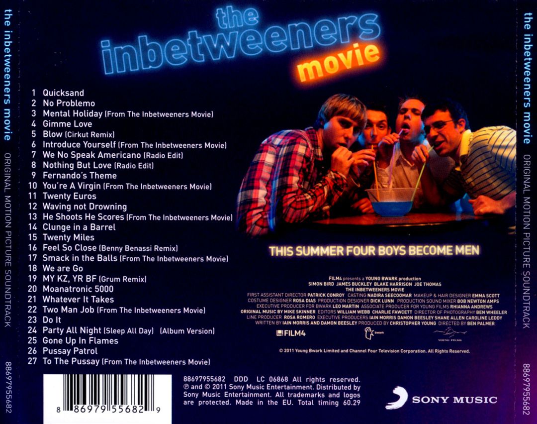 Inbetweeners Movie cover art