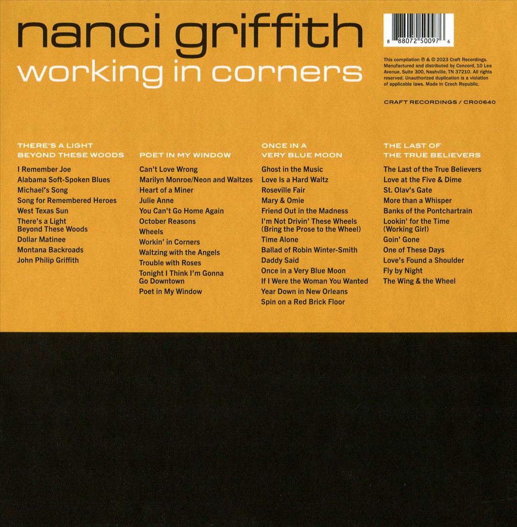 Working in Corners cover art