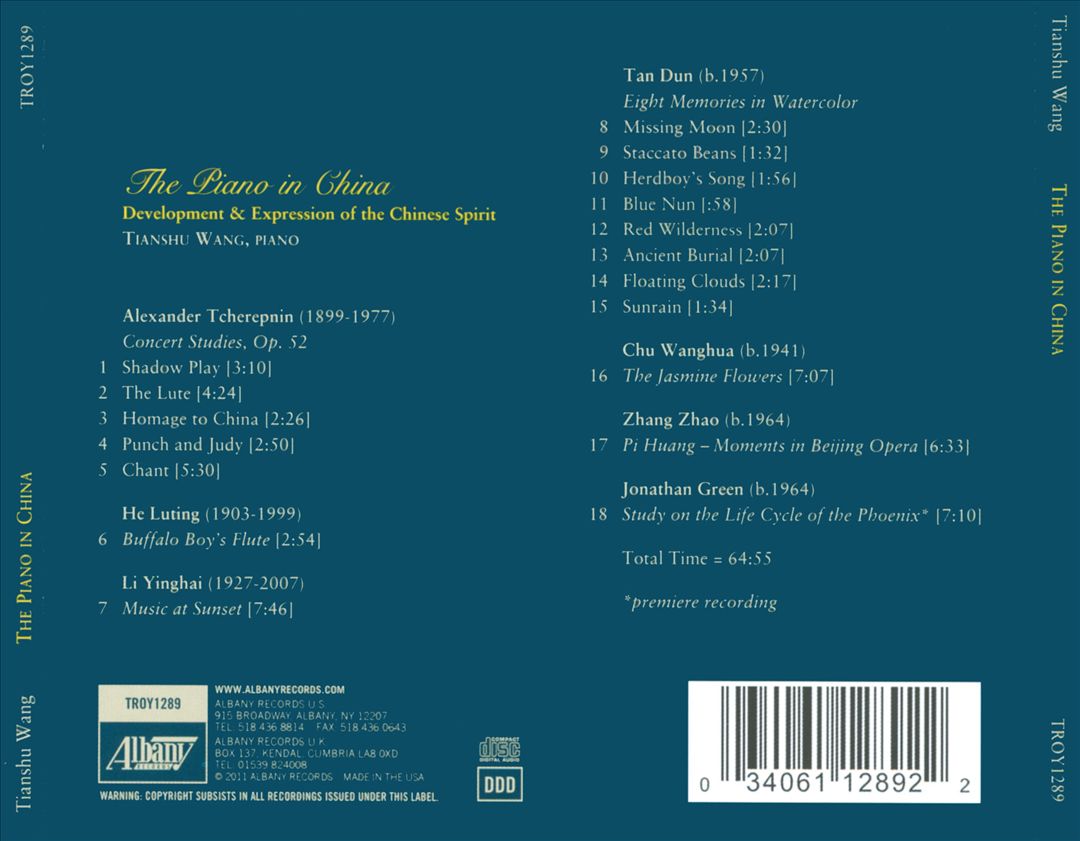 Piano in China cover art