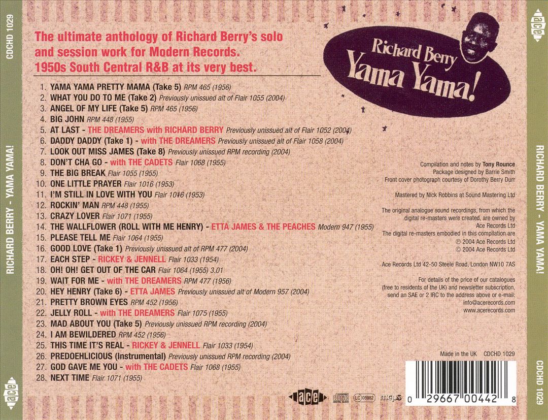 Yama Yama! The Modern Recordings 1954-1956 cover art