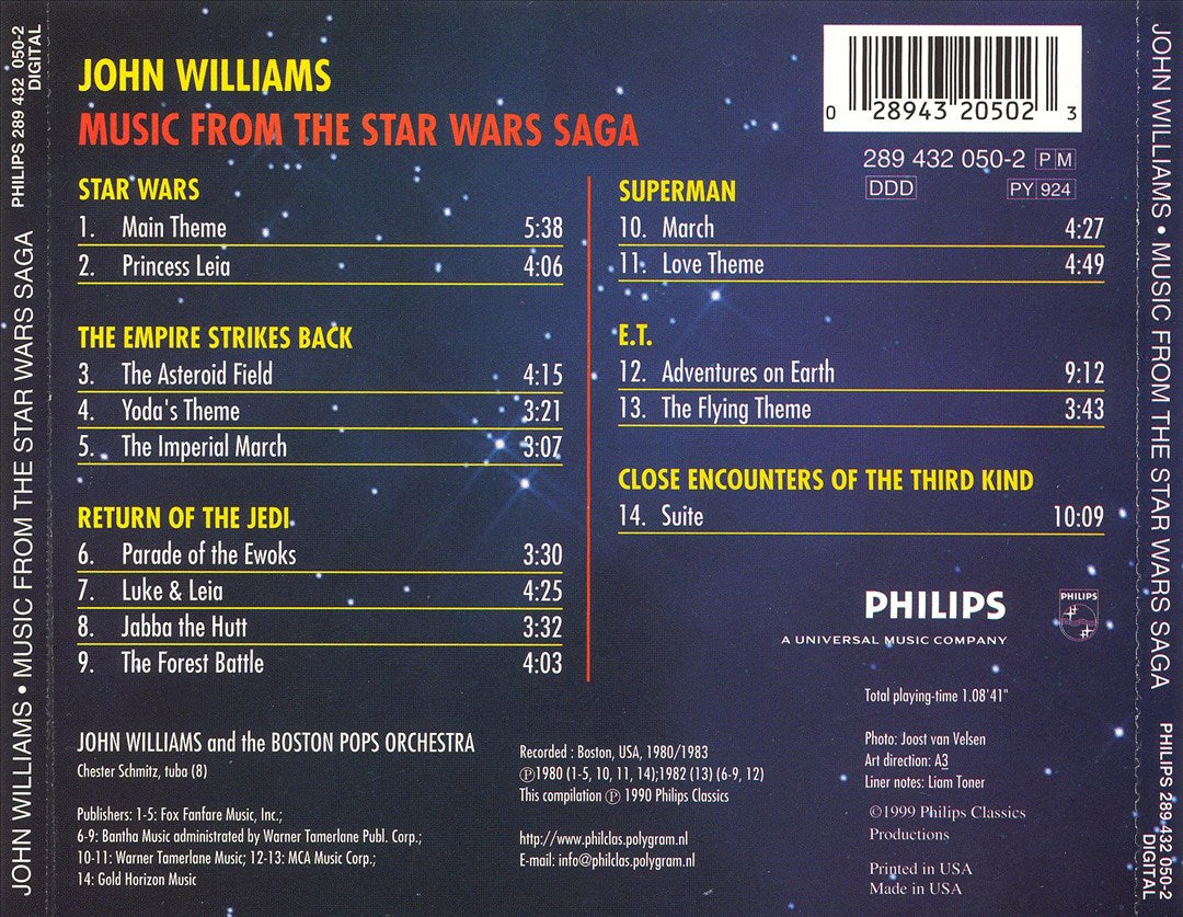 John Williams Conducts Music from the Star Wars Saga cover art