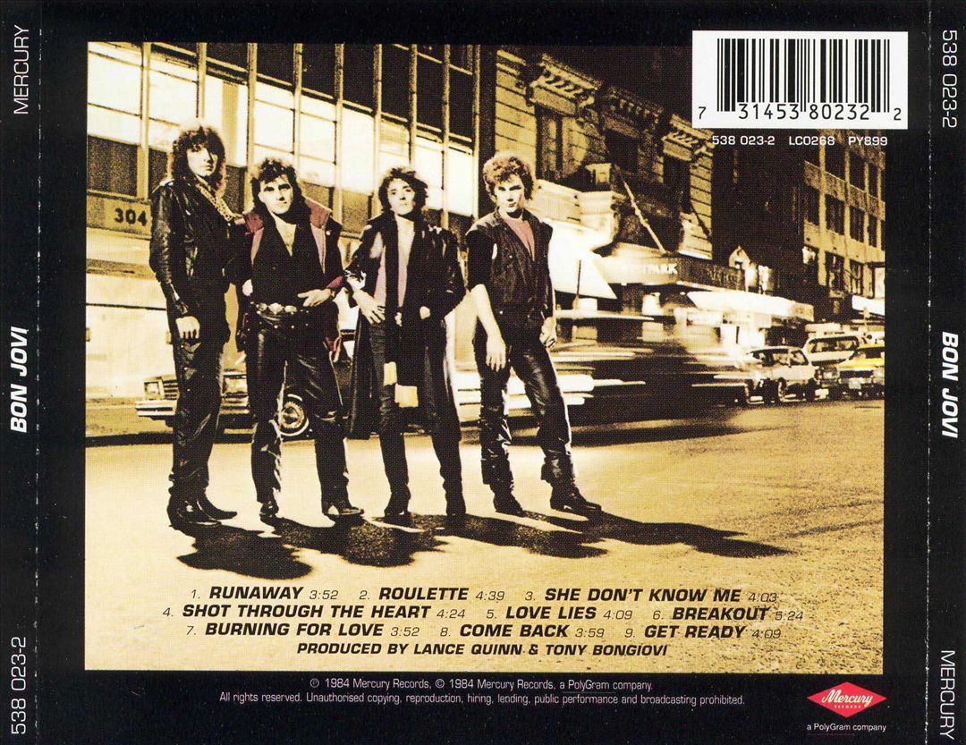 Bon Jovi cover art