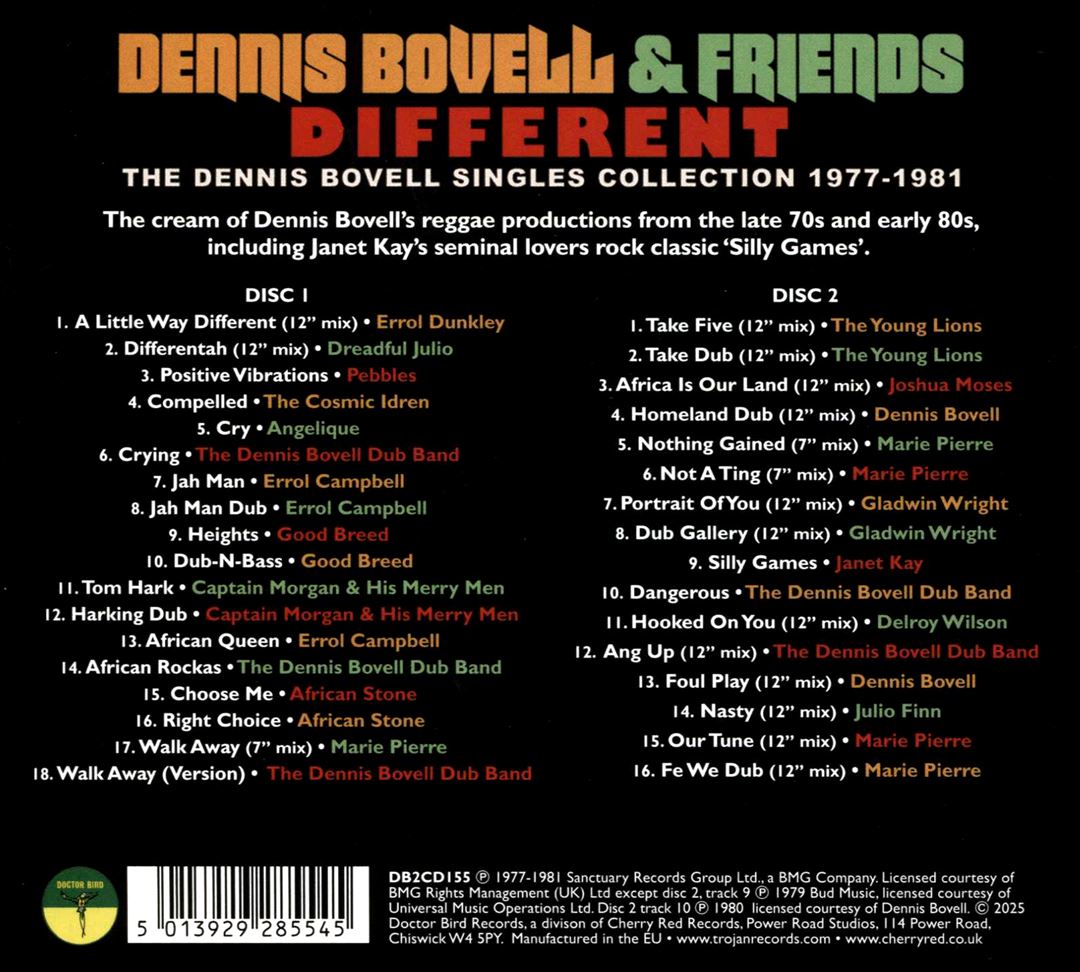 Different: The Singles Collection 1977-1981 cover art