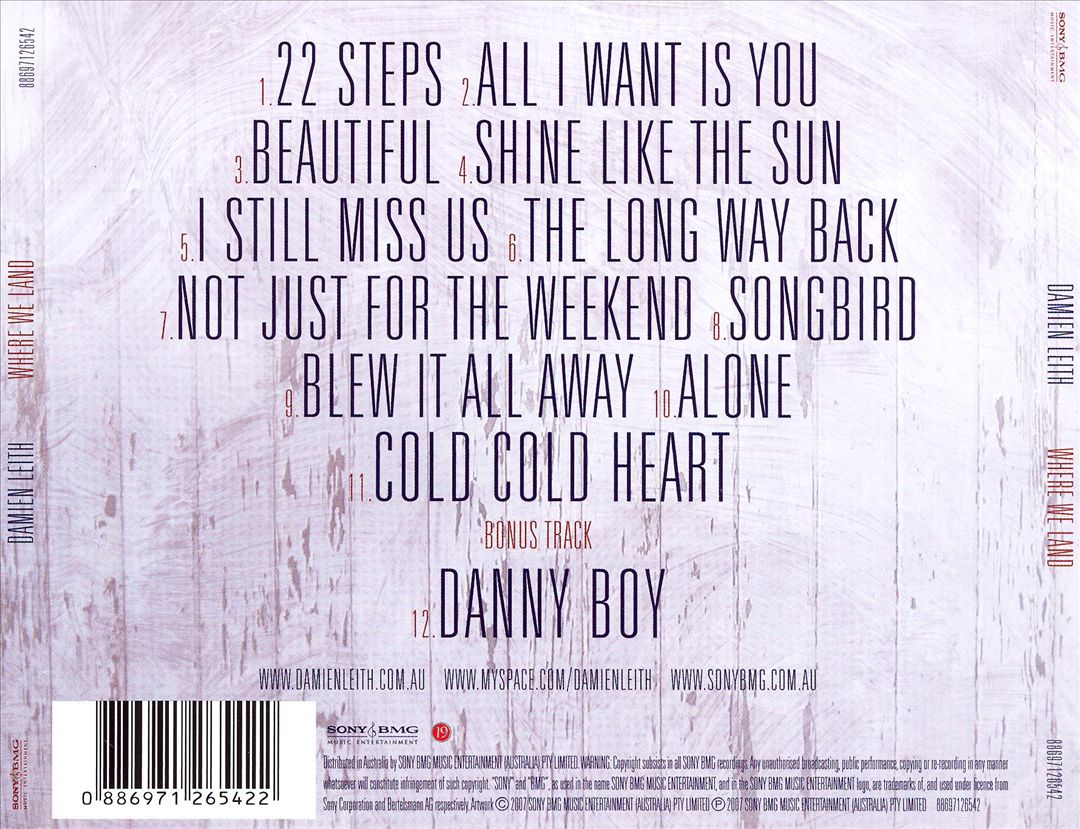 Where We Land cover art