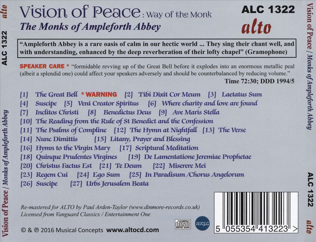 Vision of Peace: The Way of the Monk cover art