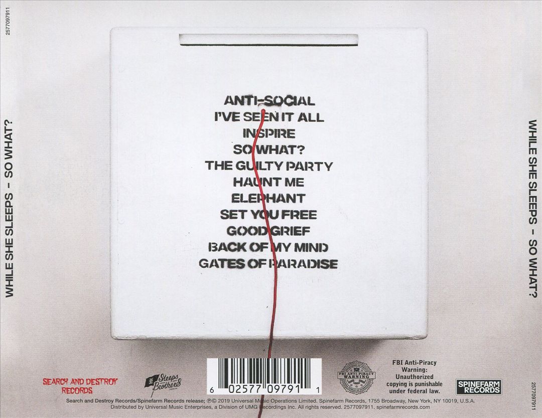 So What? cover art