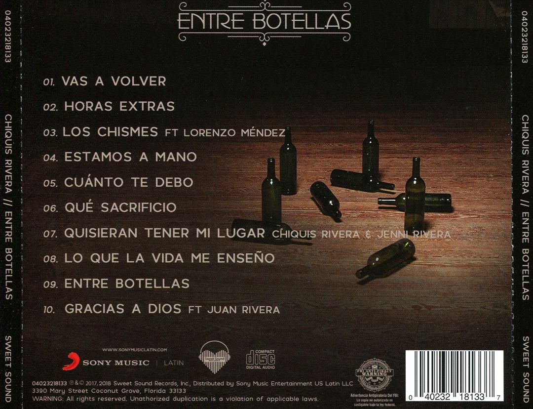 Entre Botellas cover art