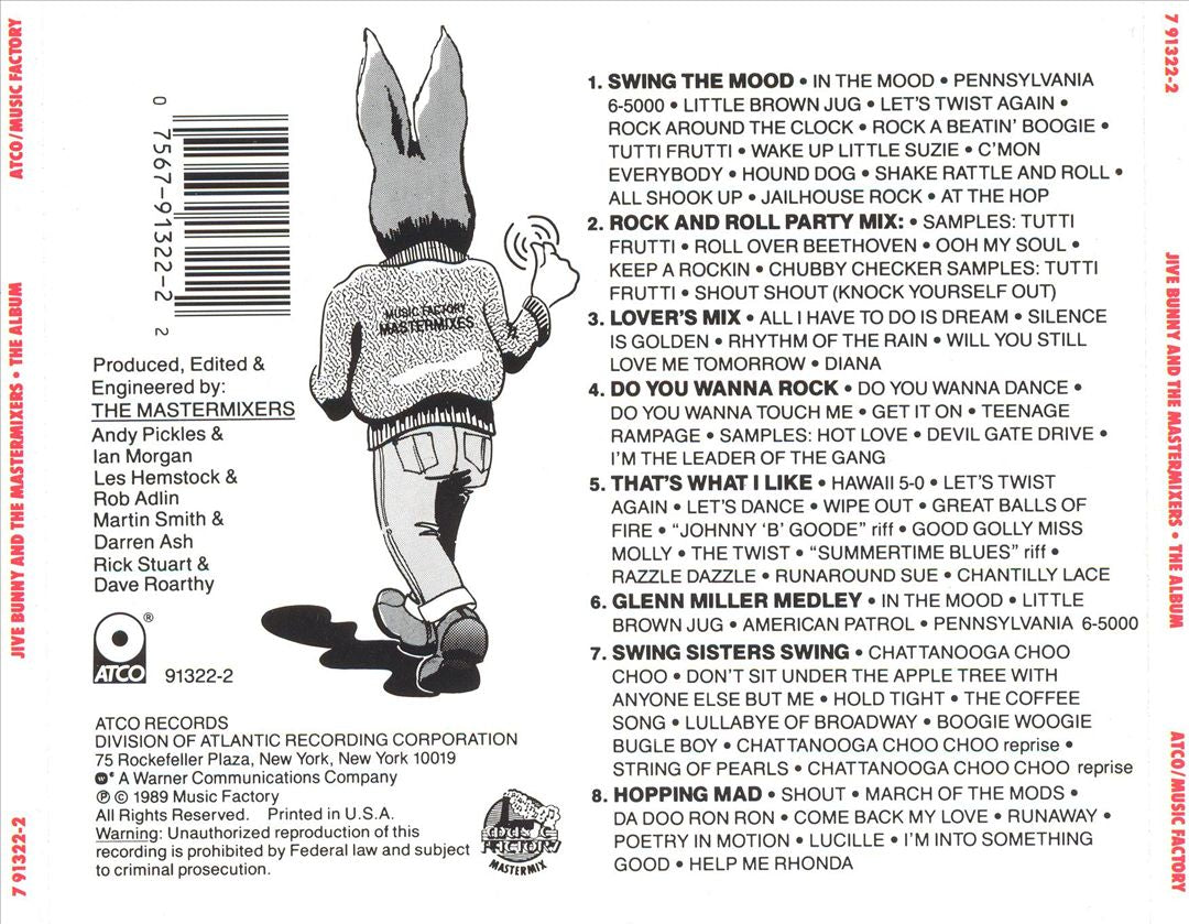Jive Bunny: The Album cover art