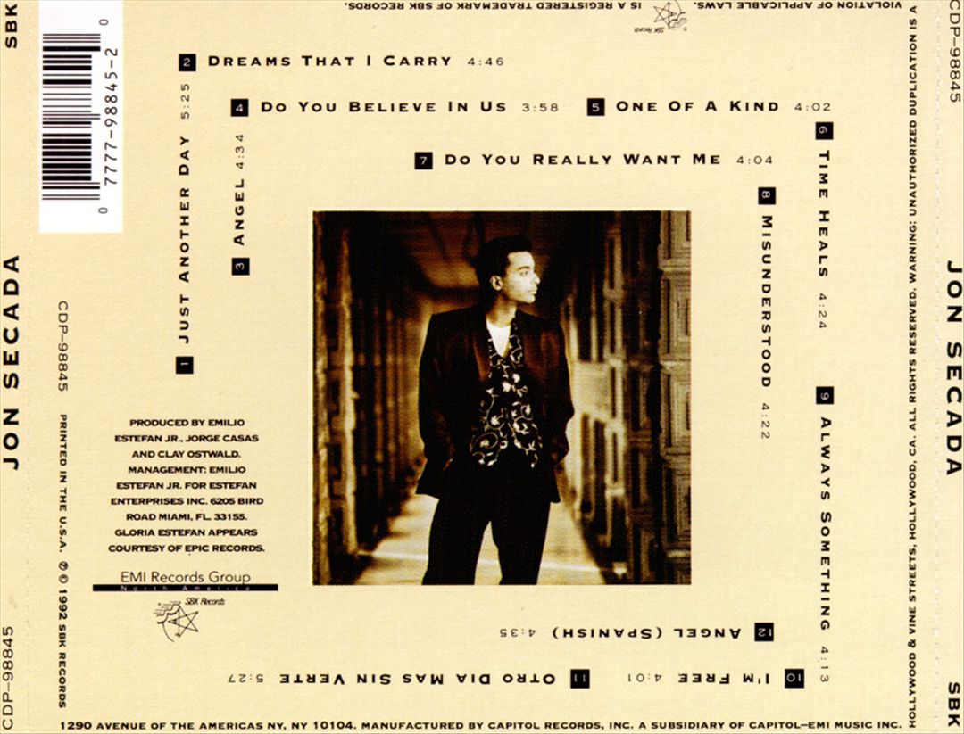 Jon Secada cover art