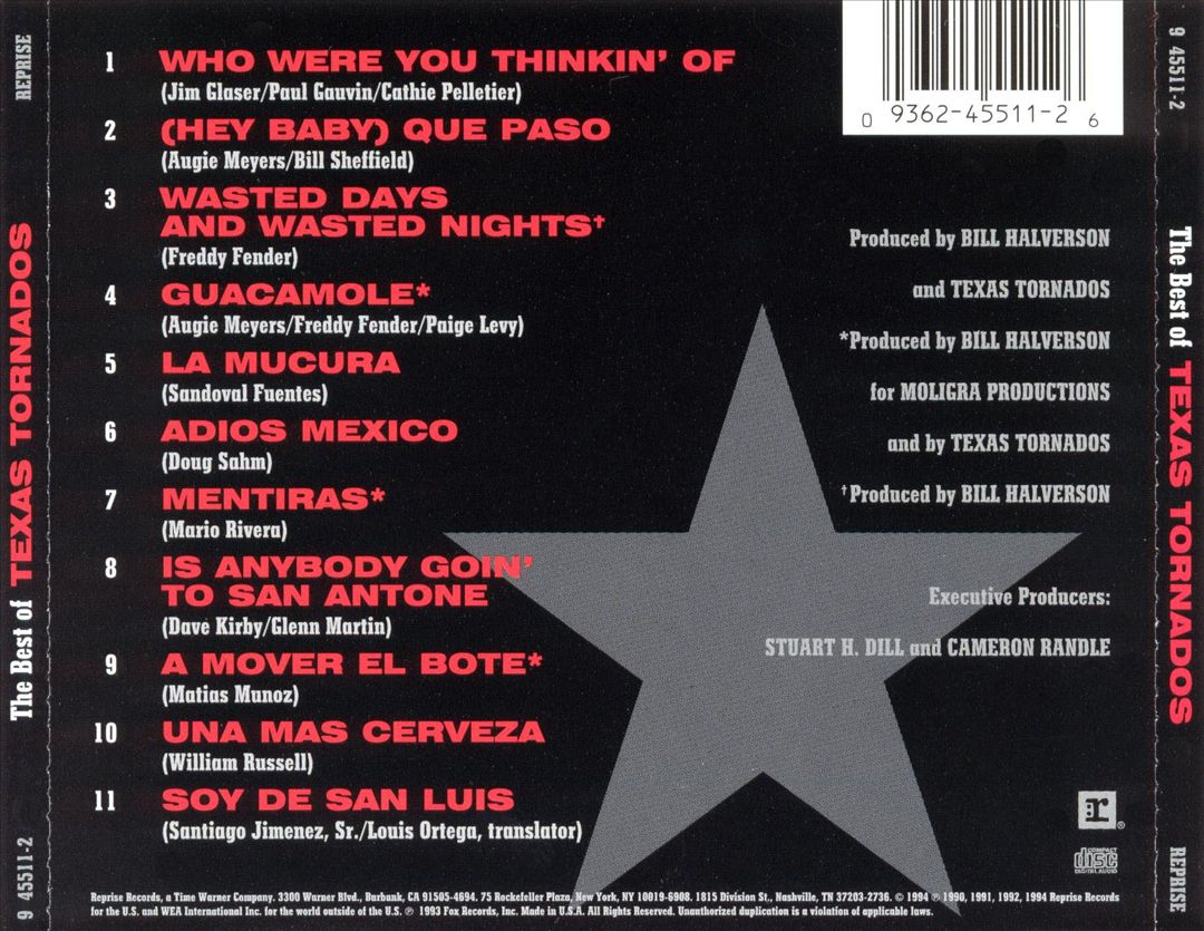 Best of Texas Tornados cover art