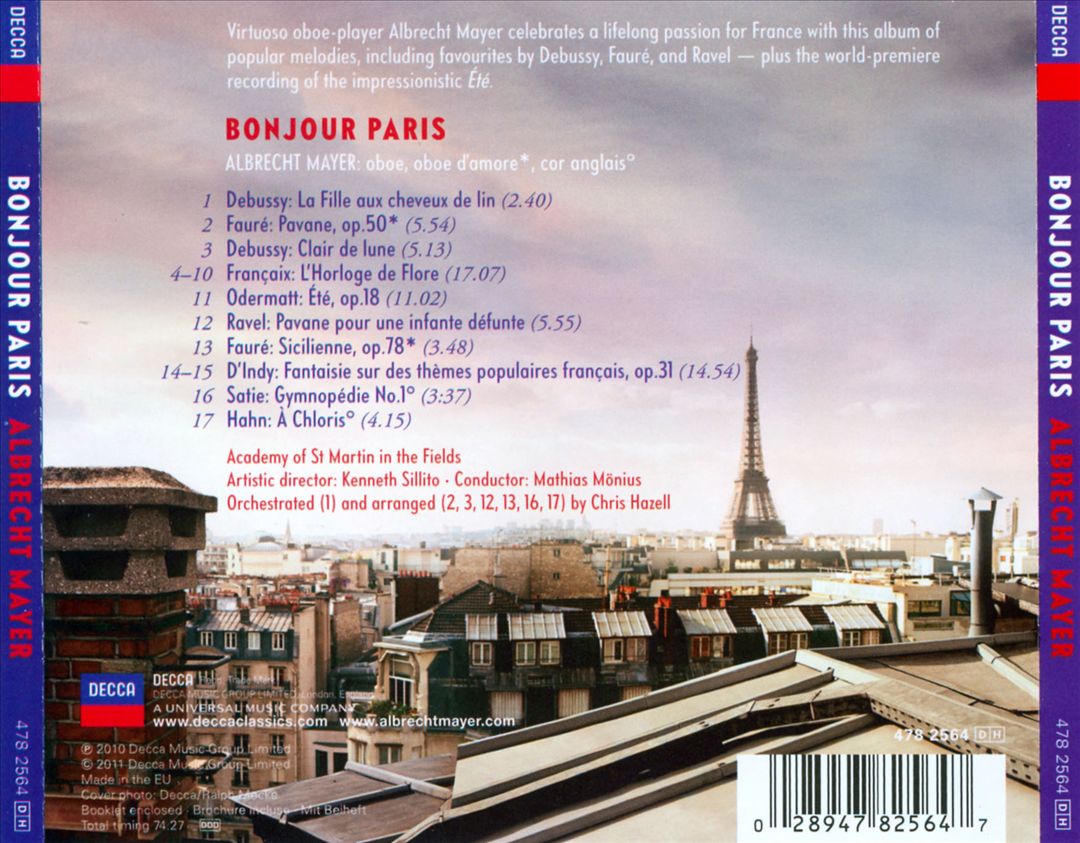 Bonjour Paris cover art