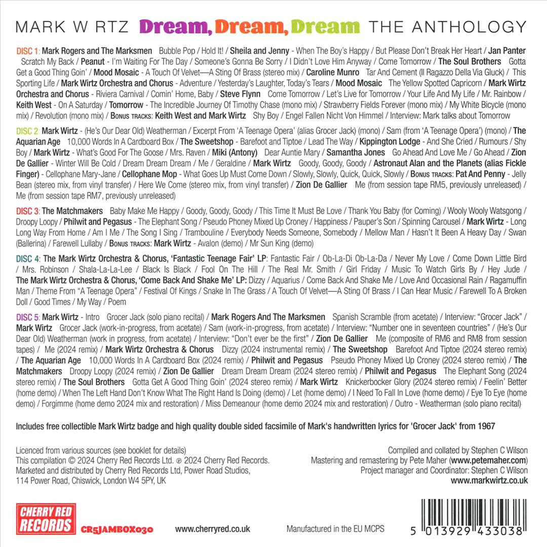 Dream Dream Dream: The Anthology cover art