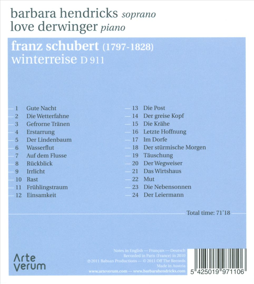 Franz Schubert: Winterreise cover art