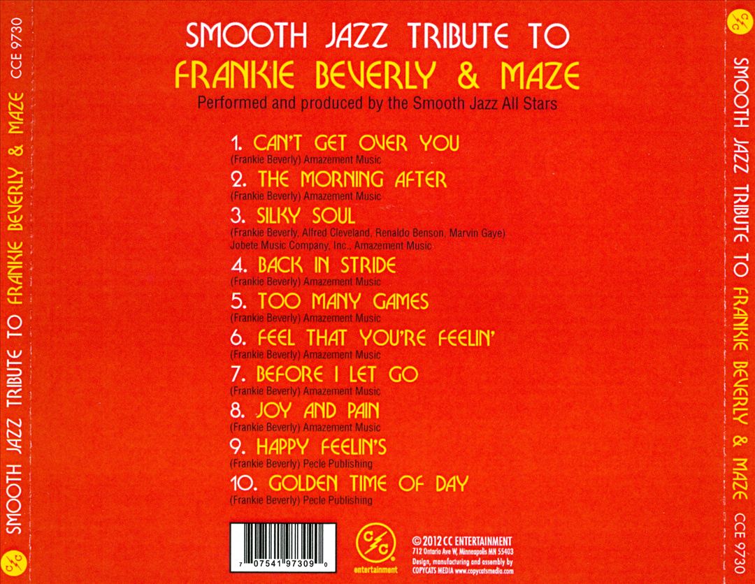 Smooth Jazz Tribute to Frankie Beverly and Maze cover art