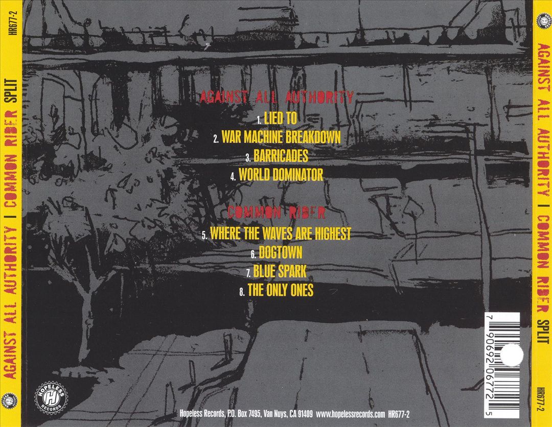 Against All Authority/Common Rider cover art