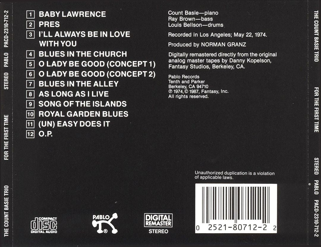 For the First Time cover art