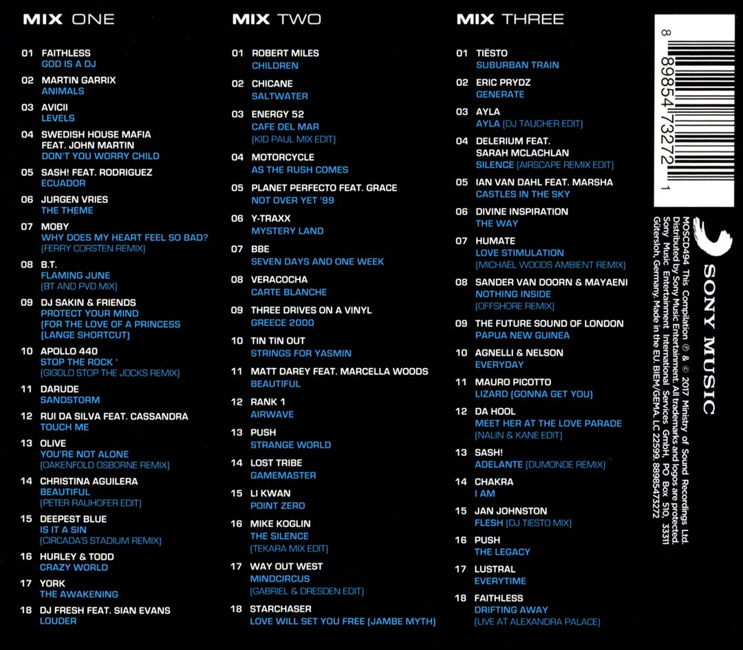 Ministry of Sound: Euphoria Classics cover art
