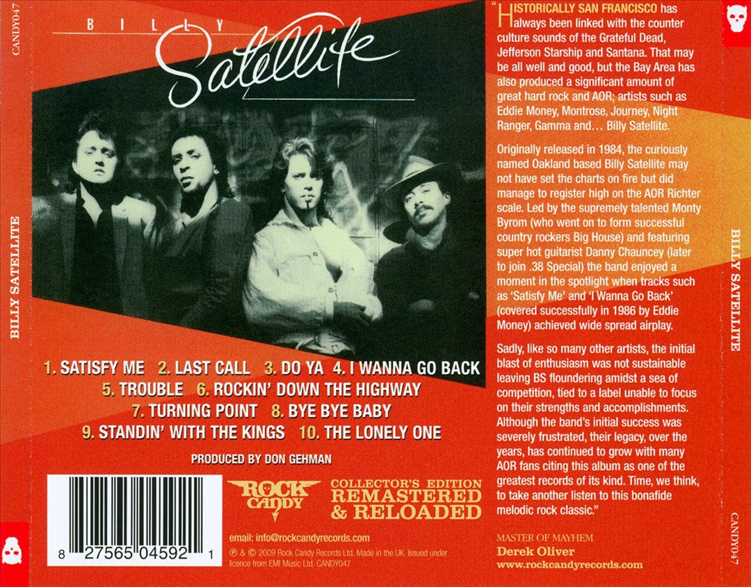 Billy Satellite cover art