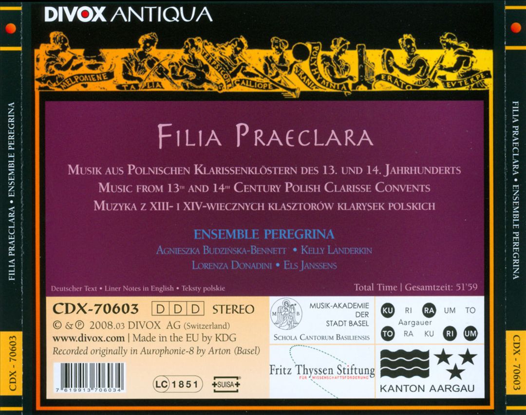 Filia Praeclara cover art