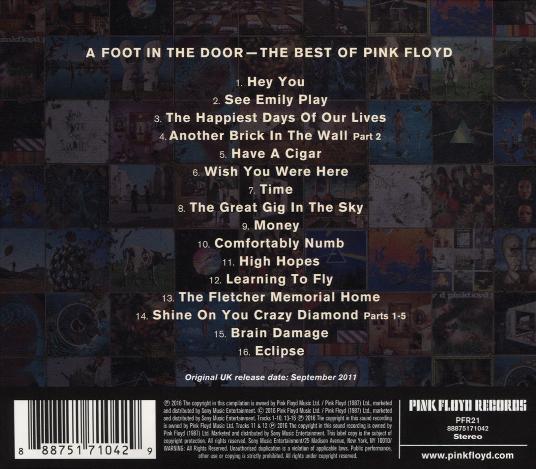 Foot in the Door: The Best of Pink Floyd cover art