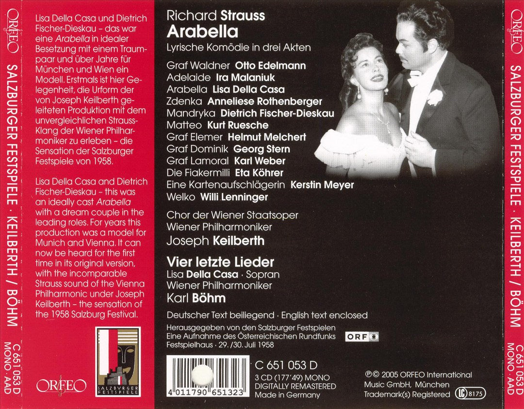 Richard Strauss: Arabella cover art