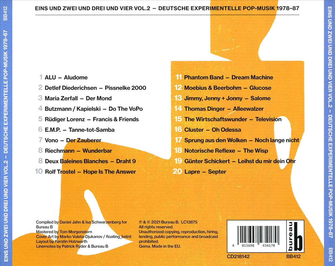 Eins Und Zwei Und Drei Und Vier, Vol. 2: Deutsche Experimentelle Pop-Musik 1978-1987 cover art