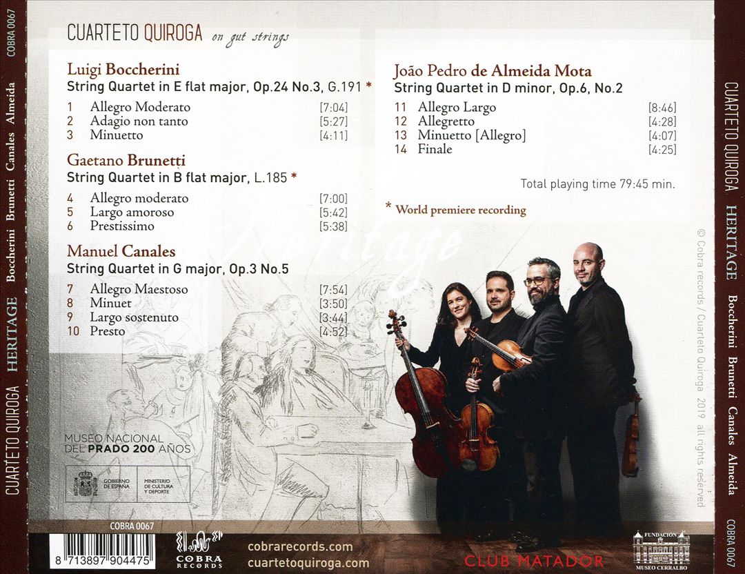 Heritage: The Music of Madrid in the Time of Goya cover art