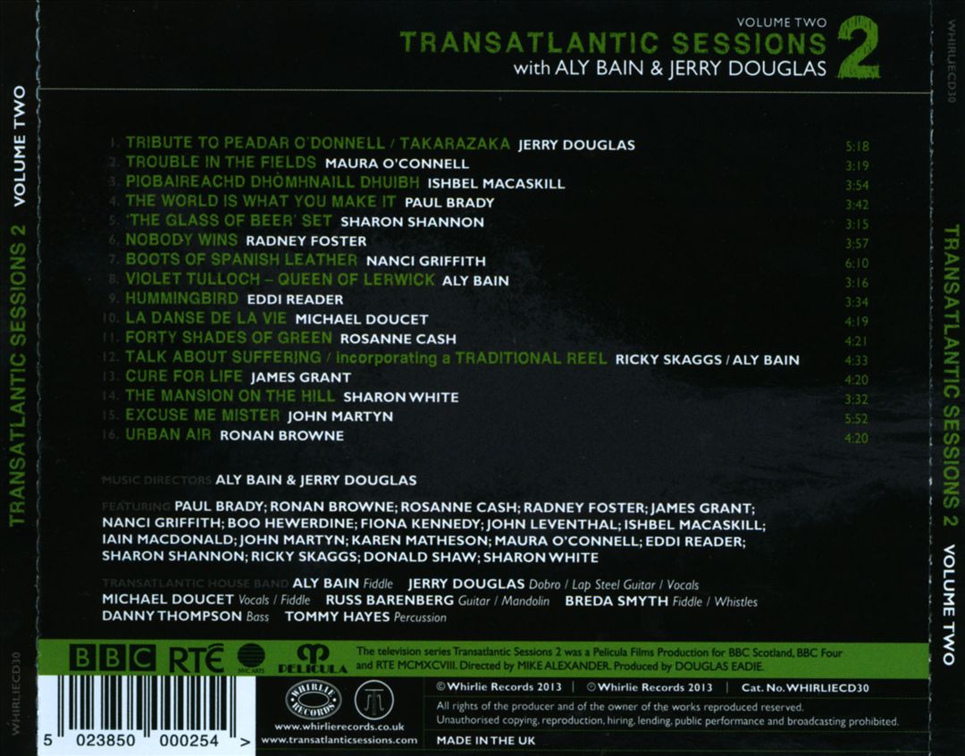 Transatlantic Sessions 2, Vol. 2 cover art
