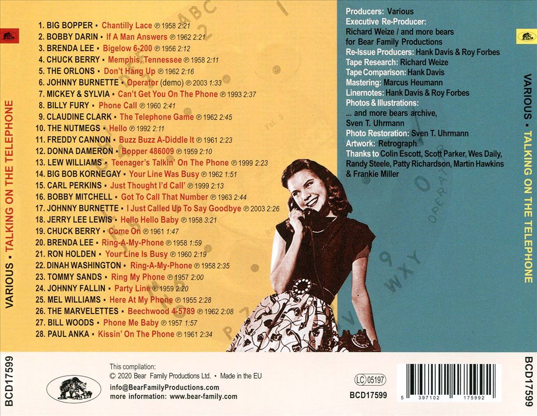 Talking On The Telephone cover art
