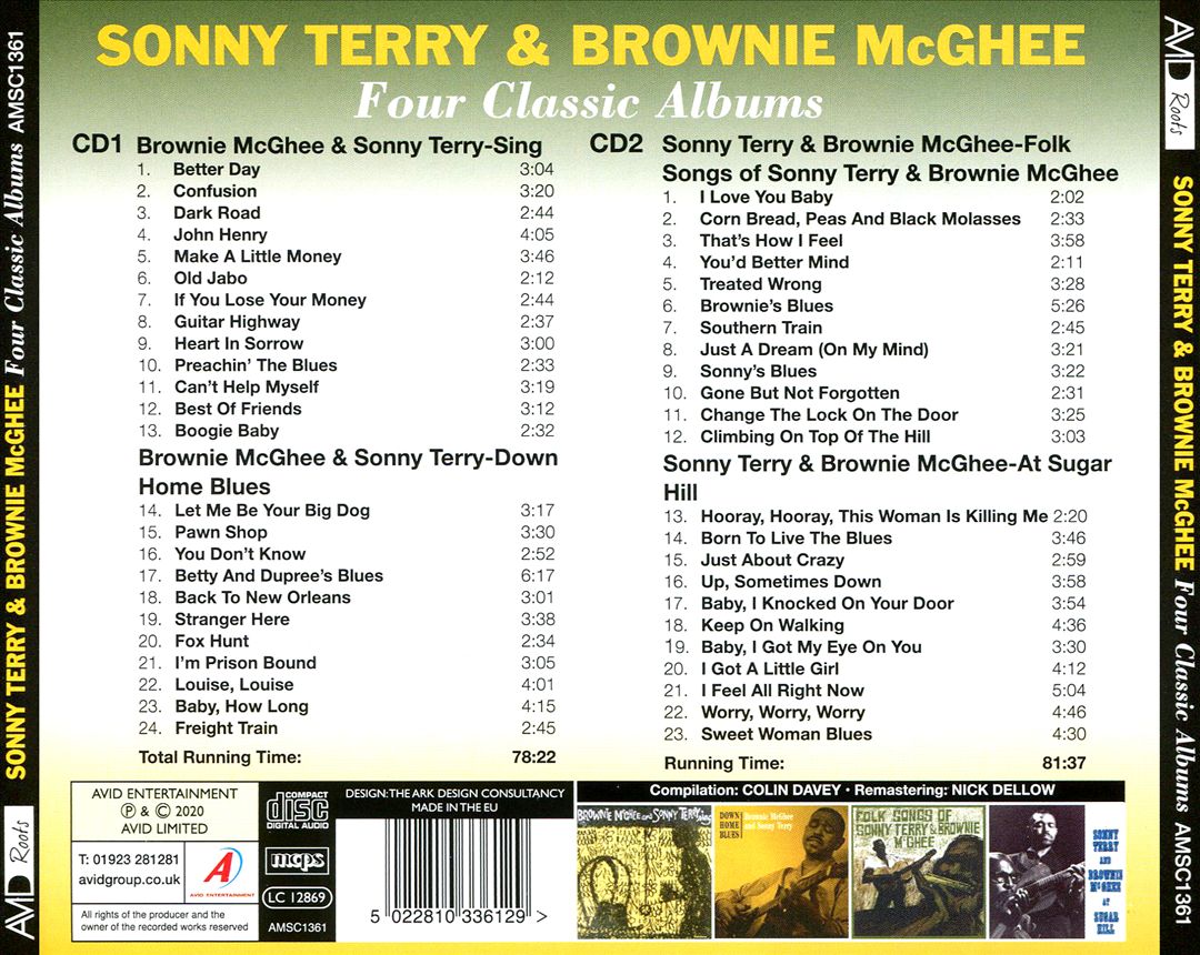 Four Classic Albums: Sing/Down Home Blues/Folk Songs/At Sugar Hill cover art