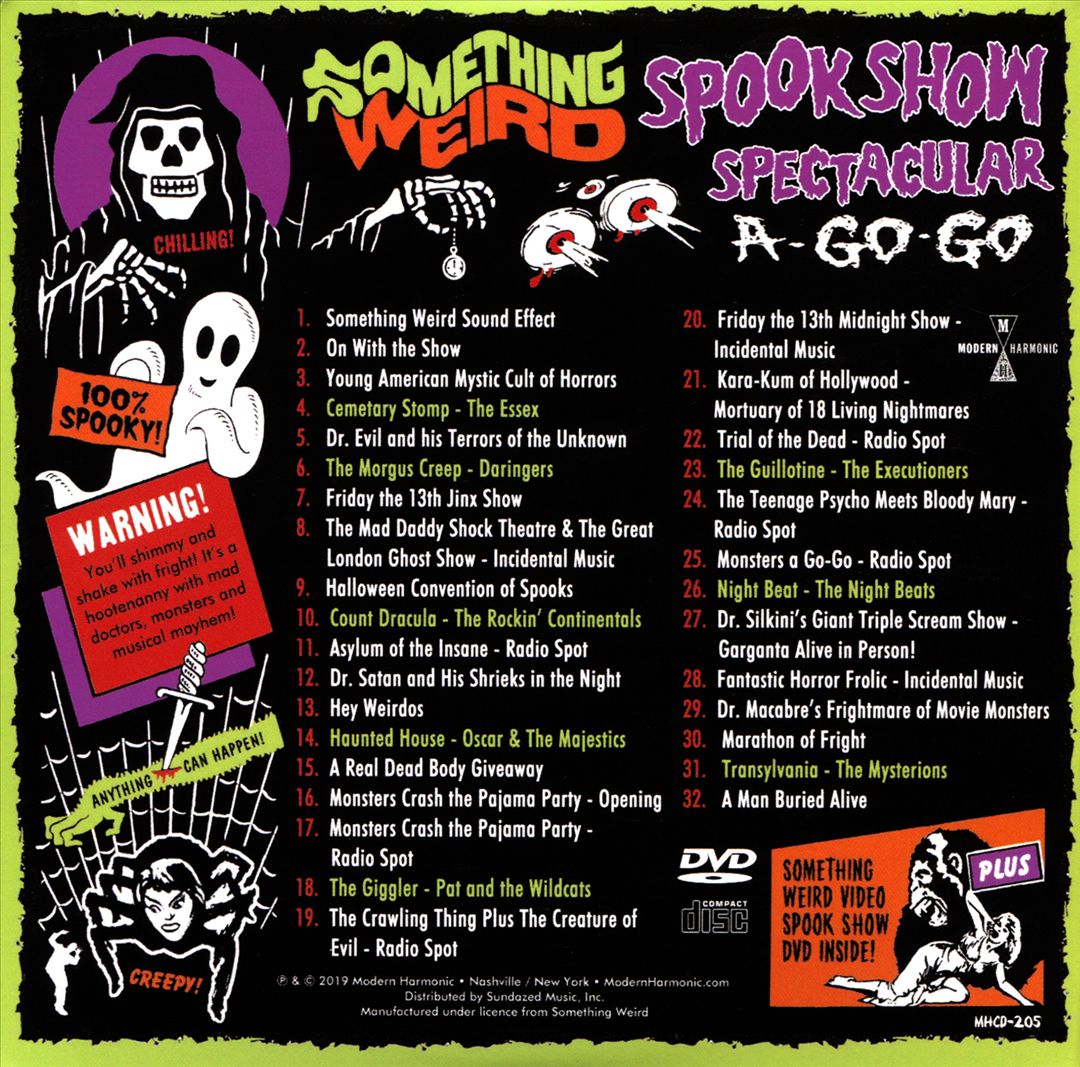Something Weird: Spook Show Spectacular A-Go-Go cover art