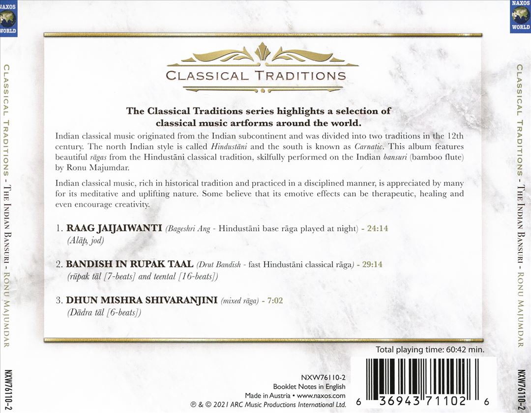 Classical Traditions: The Indian Bansuri cover art