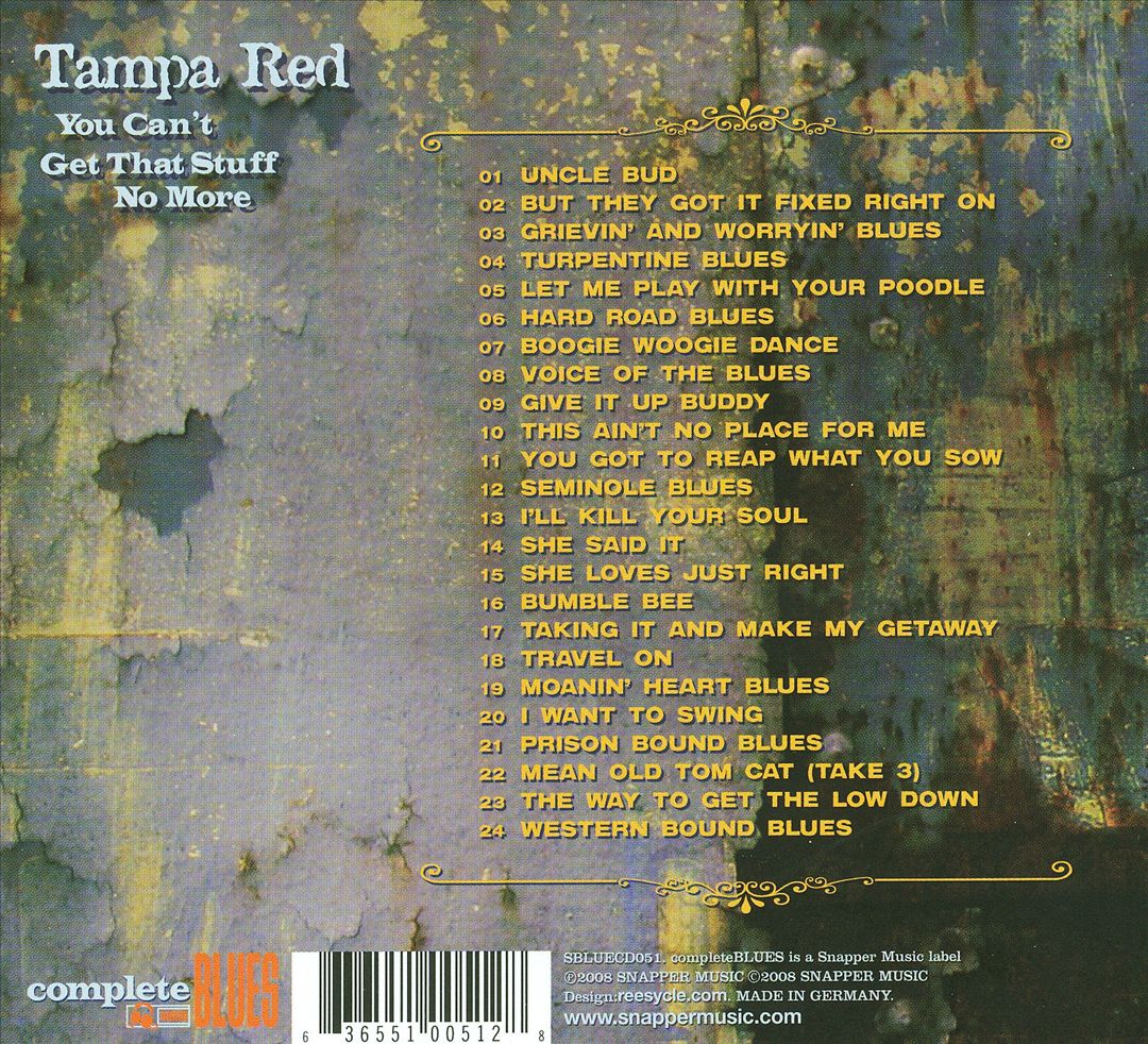 You Can't Get That Stuff No More cover art