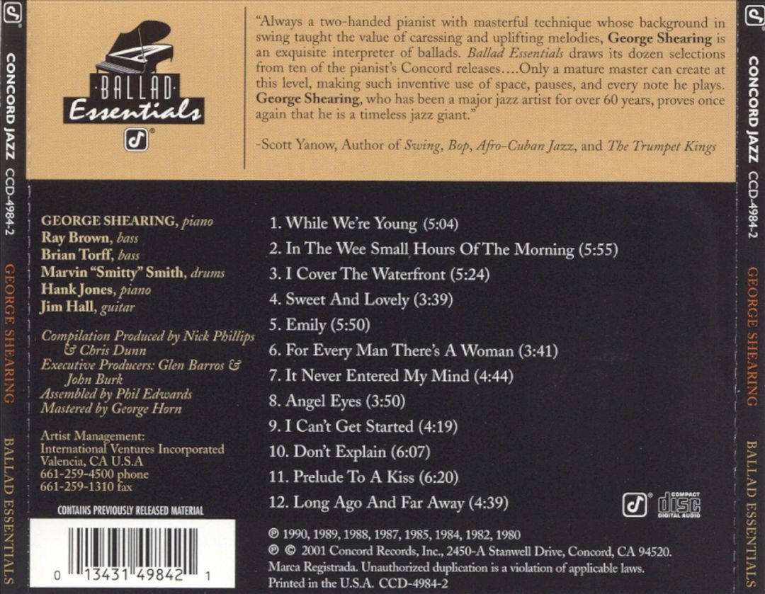 Ballad Essentials cover art