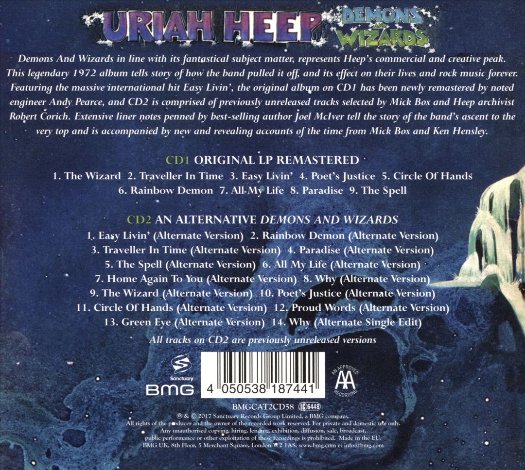 Demons and Wizards cover art