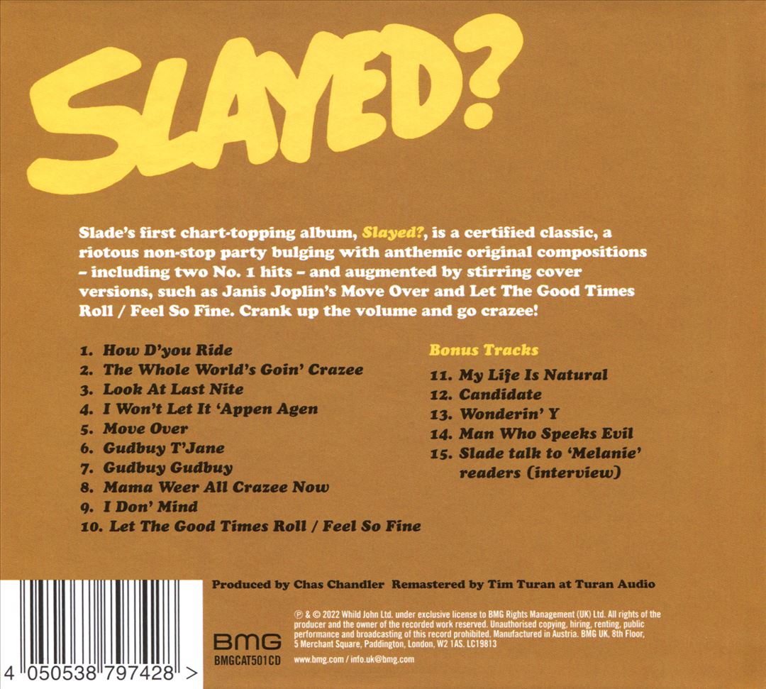 Slayed? cover art