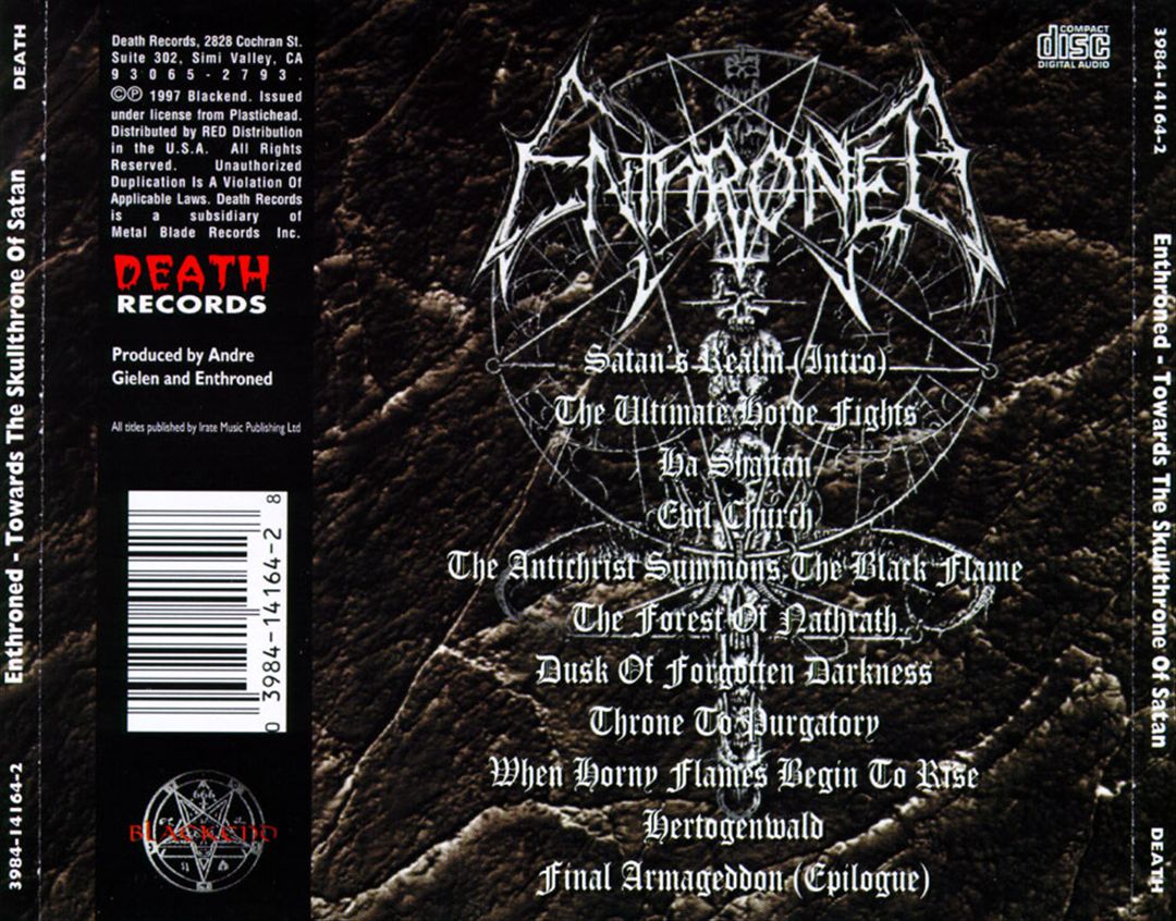 Towards the Skullthrone of Satan cover art