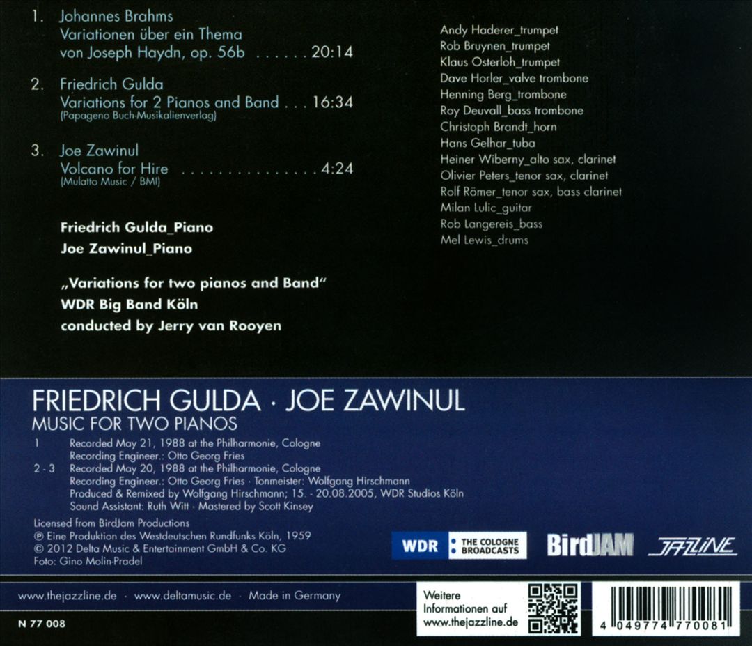 Music for Two Pianos cover art