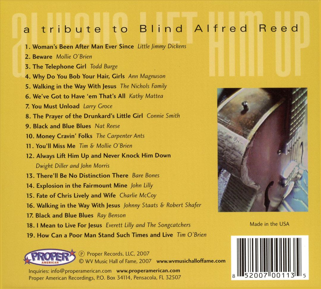 Always Lift Him Up: A Tribute to Blind Alfred Reed cover art