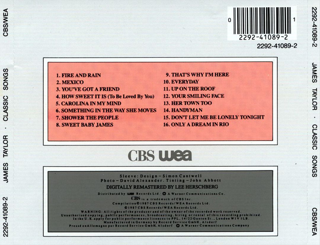 Classic Songs cover art